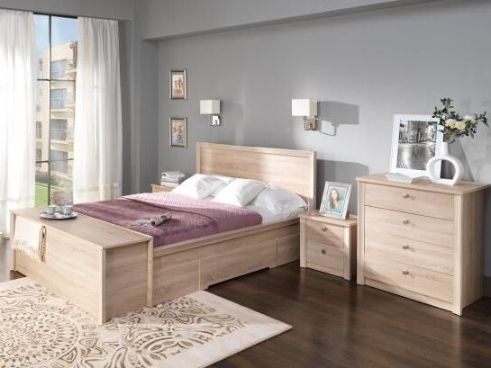Bed Elialo 108 (Sonoma oak)