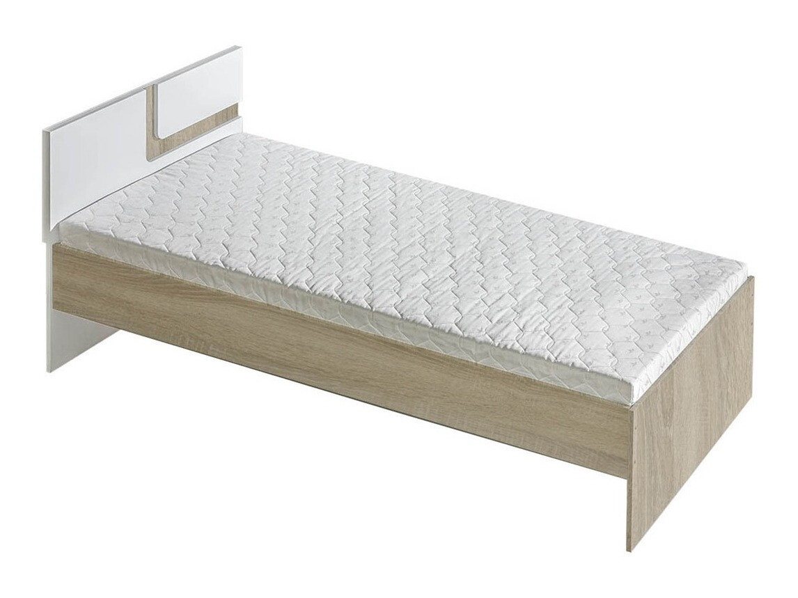 Bed Levtala 112 (Light oak + White)
