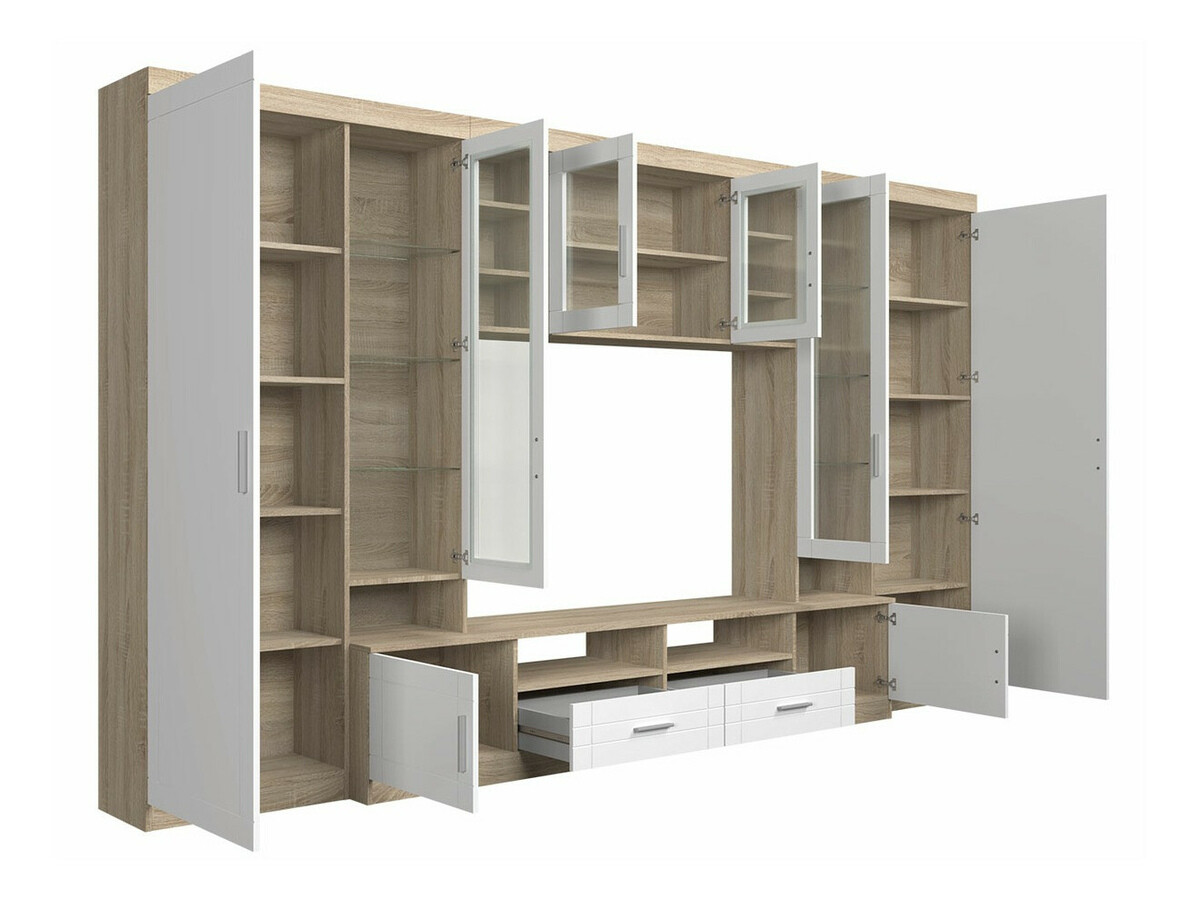 Living room set Bacces (Sonoma oak + Graphite)