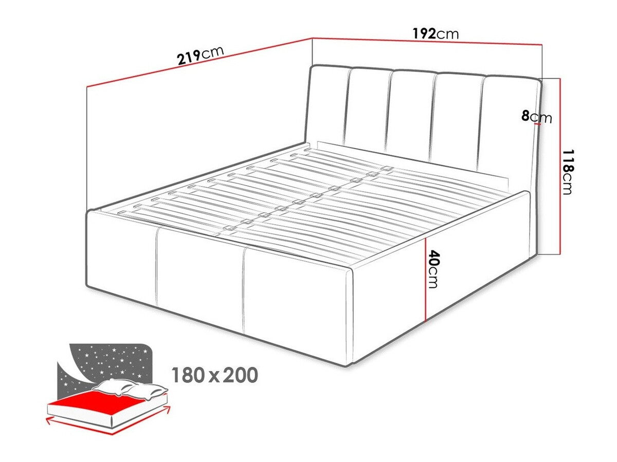 Bed ComfiDream Lumora (Fresh 13)