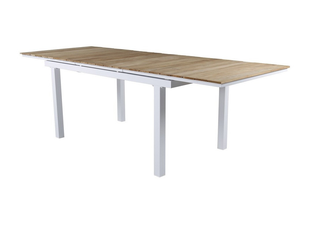 Outdoor table Dallas 2844 (White + Brown)