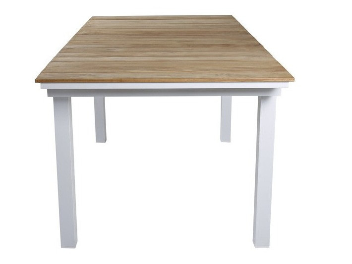 Outdoor table Dallas 2844 (White + Brown)