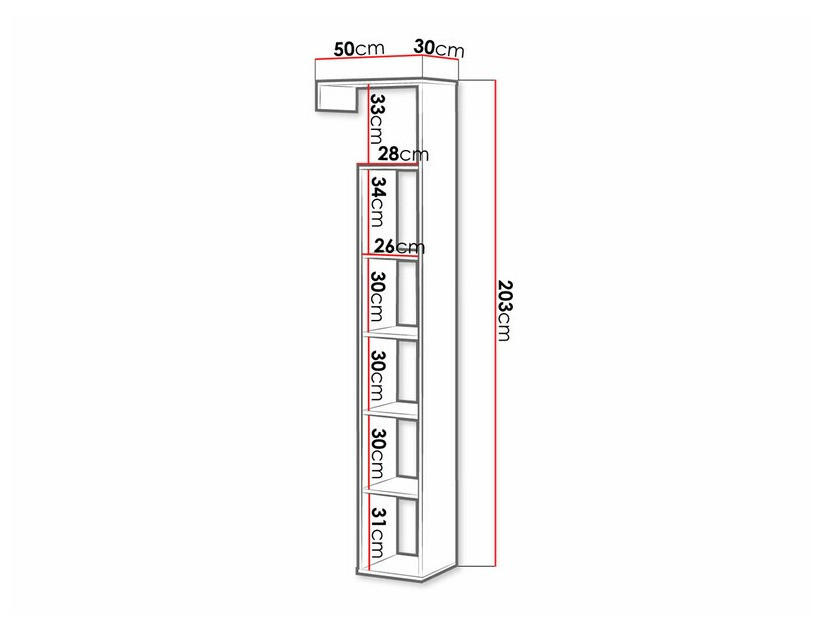 Bookcase Florevi 110