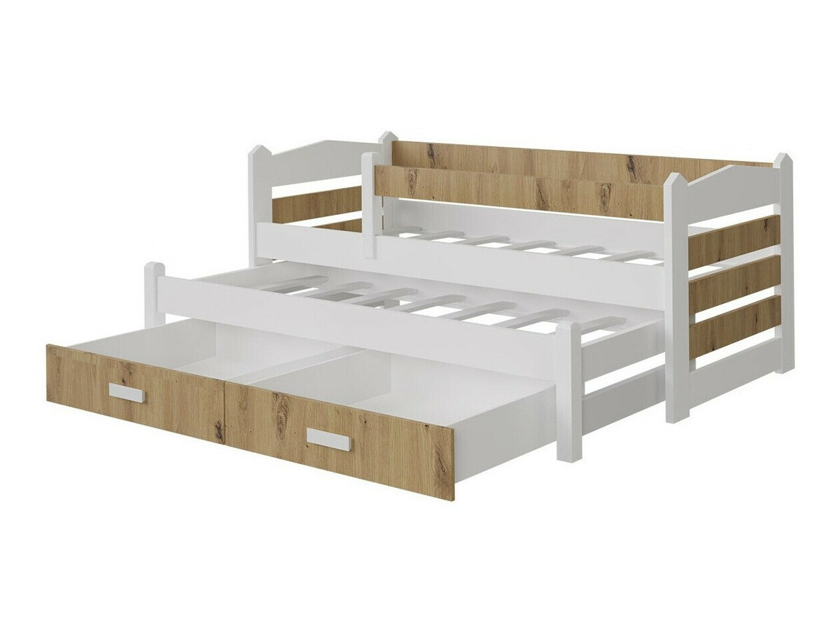 Bed Henderson 139 (White + Artisan oak)