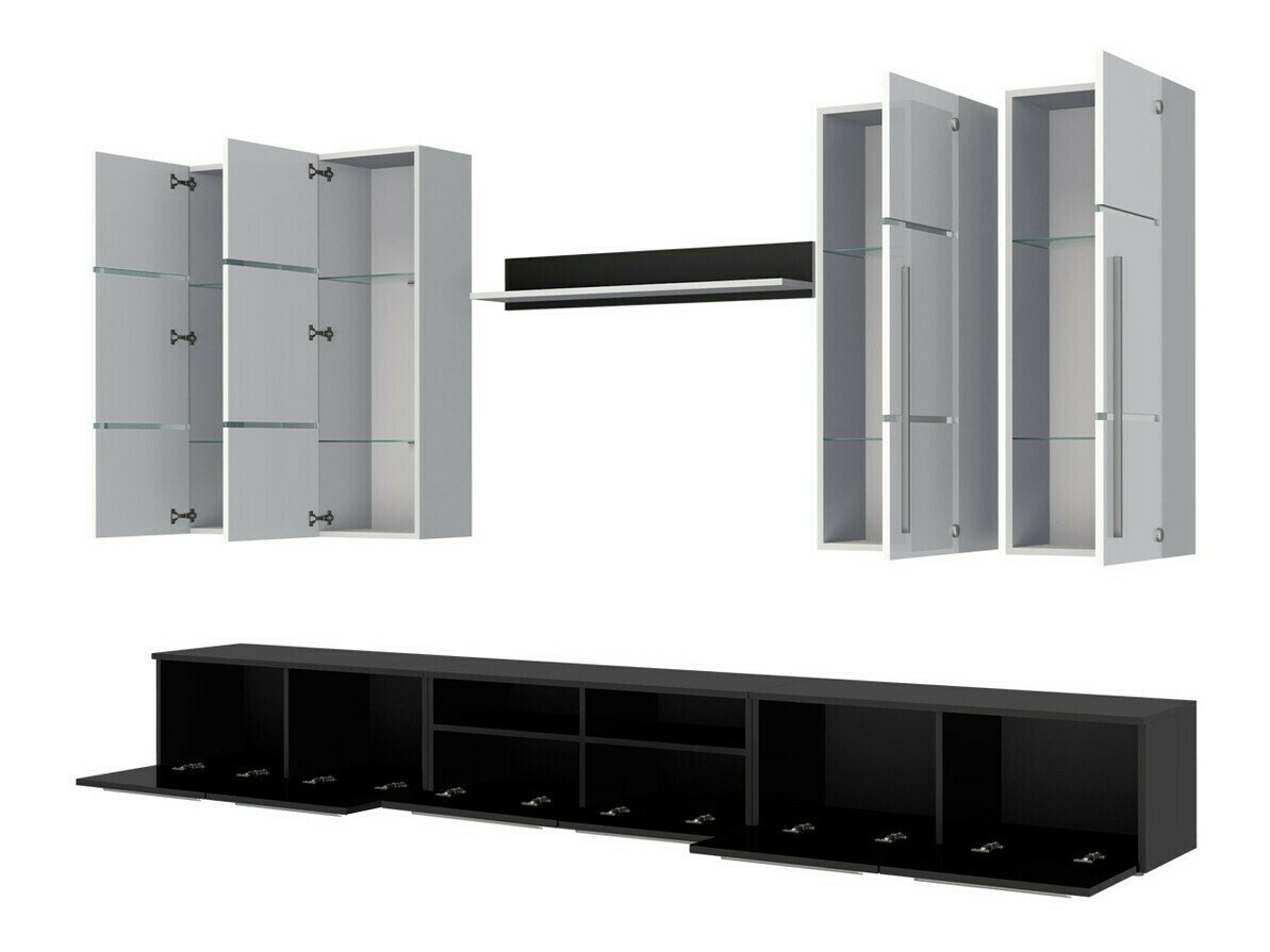 Living room set Flos (Black + Glossy black)