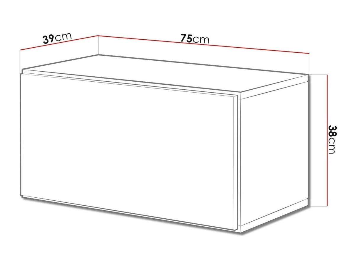 TV stand Corbele 102 (White)