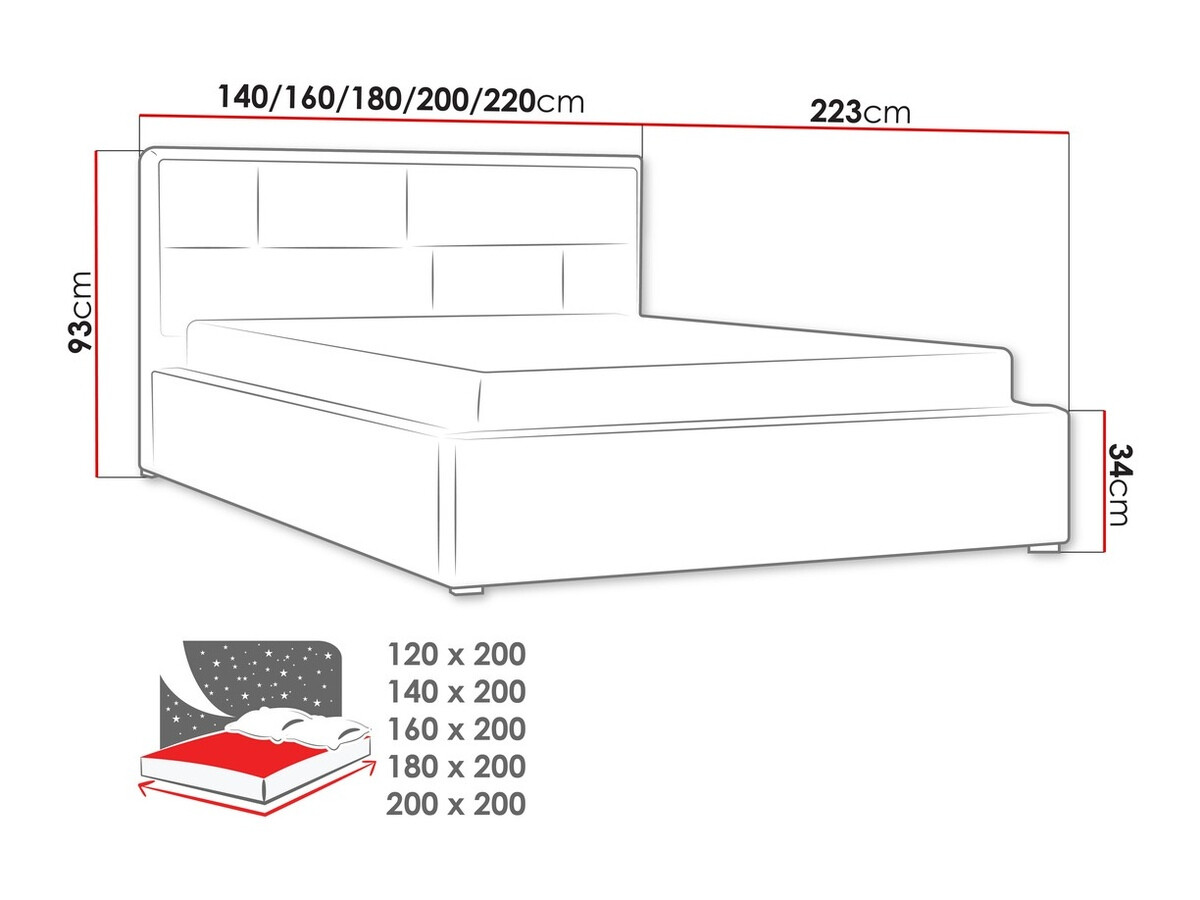 Bed Pomona 105 (Victoria 14 869)