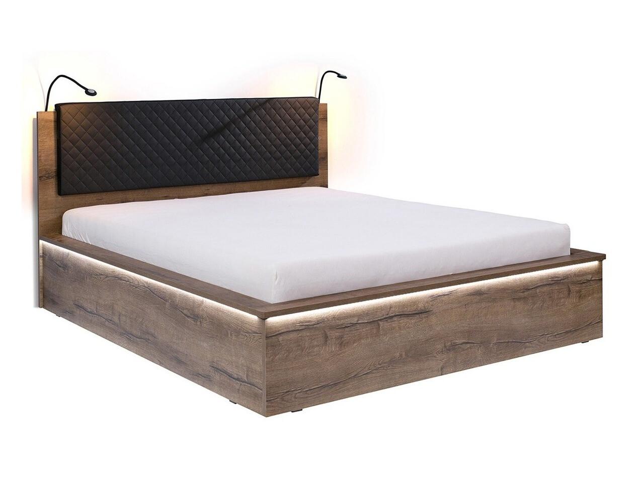 Bed Fivelbo 105 (Monastery oak + Soft Pik 011)