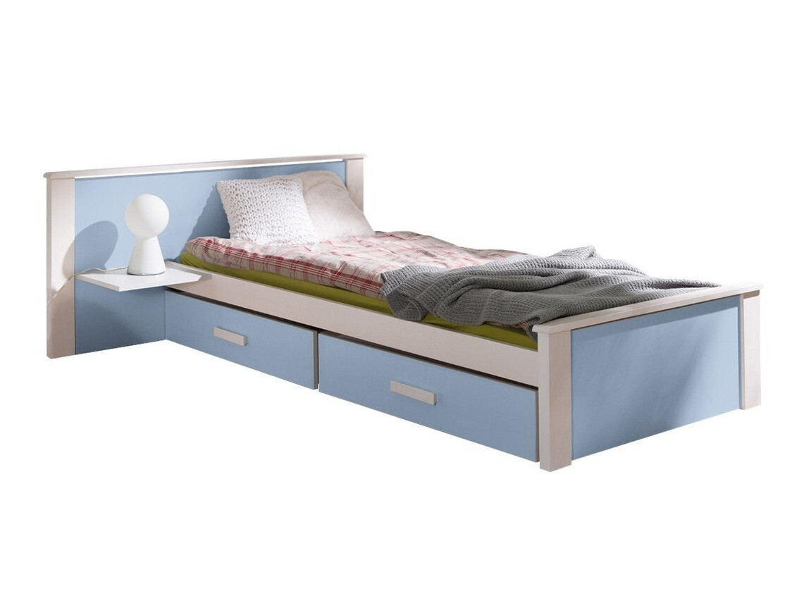 Bed Henderson 117 (White + Blue)