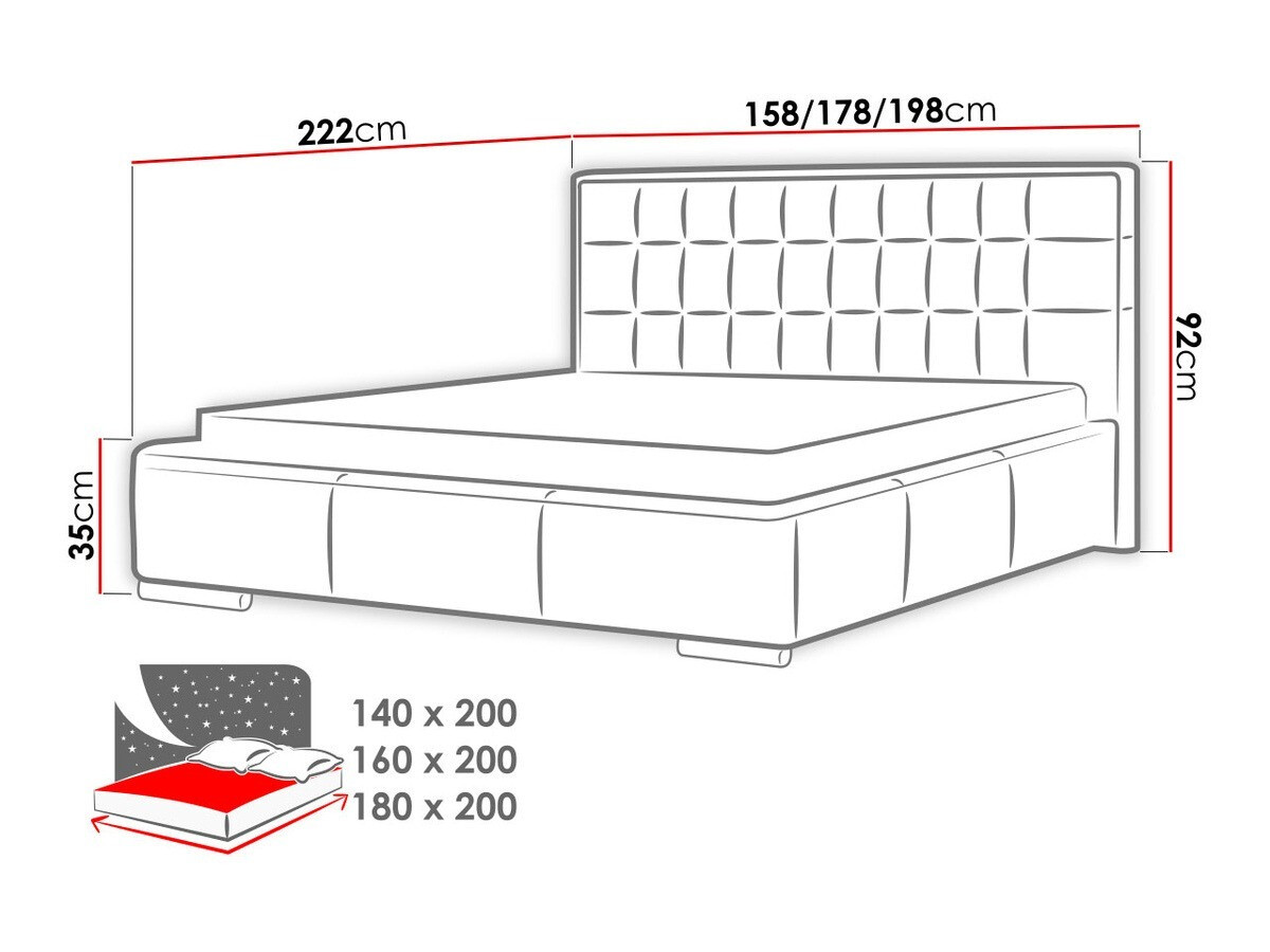 Bed Portus (Soft 017)