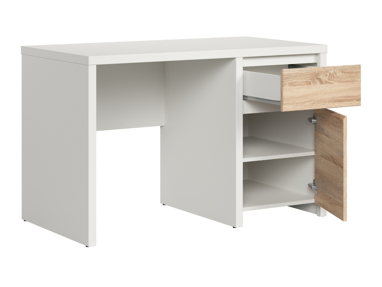 Desk Nolroma 100 (White + Sonoma oak)