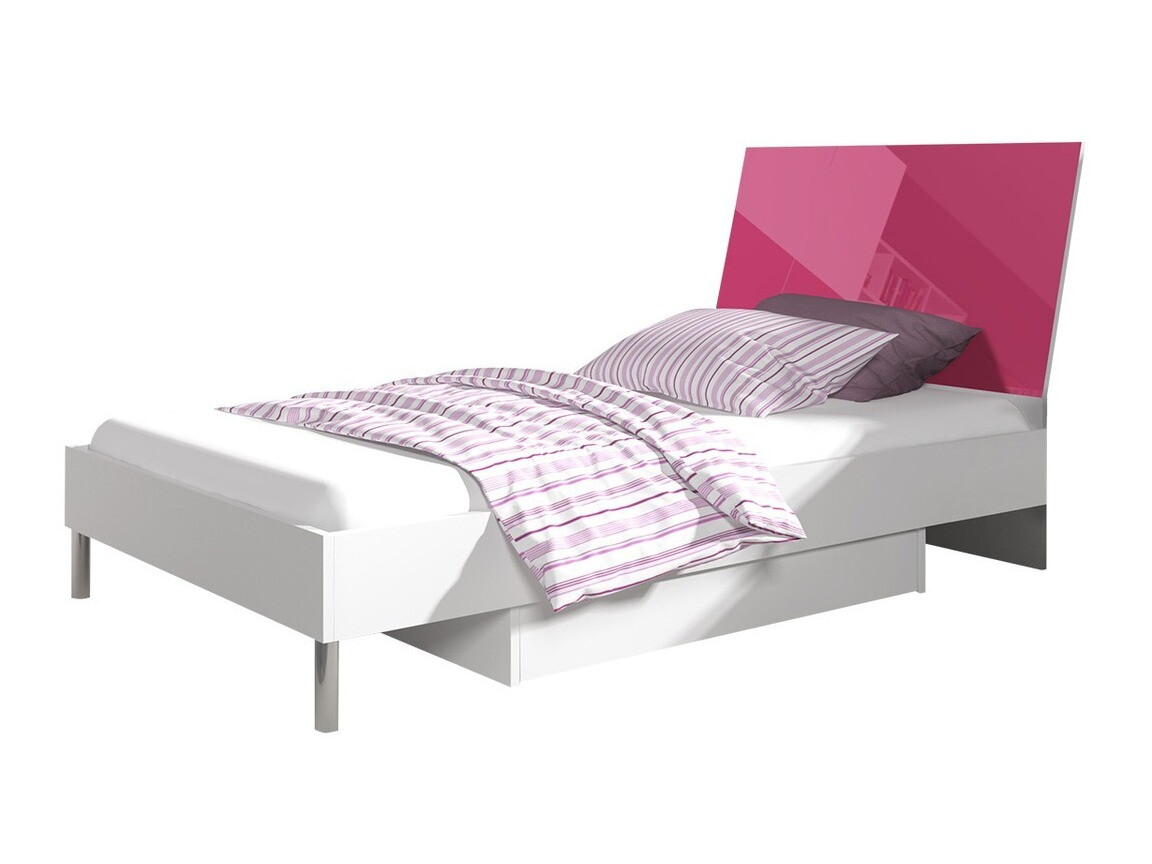 Bed Campus (White + Glossy pink)
