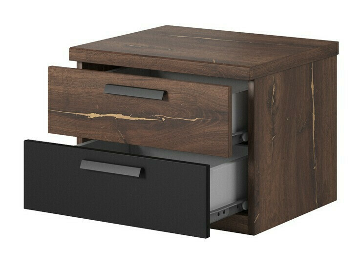 Bedroom set Felelie 107 (Dark Flagstaf oak + Copper)