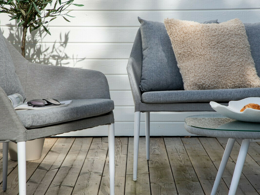 Outdoor furniture set Dallas 3116 (Light grey + White)