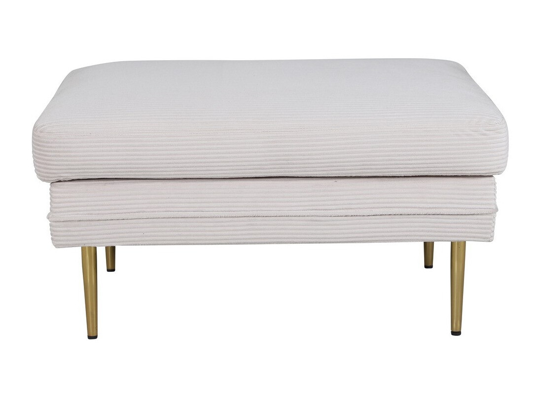 Upholstered bench Dallas 2653 (Beige + Golden)