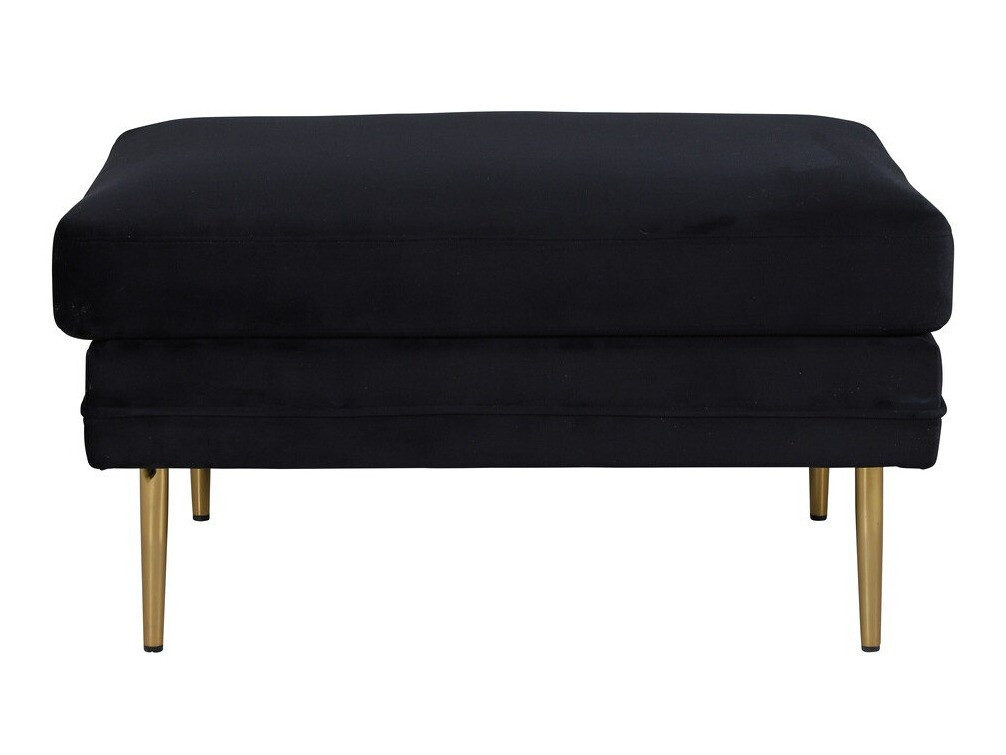 Upholstered bench Dallas 2653 (Black + Golden)