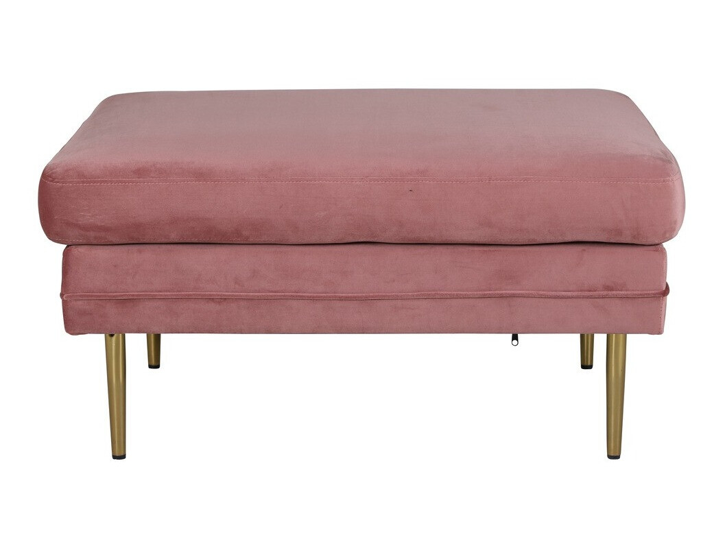 Upholstered bench Dallas 2653 (Pink + Golden)