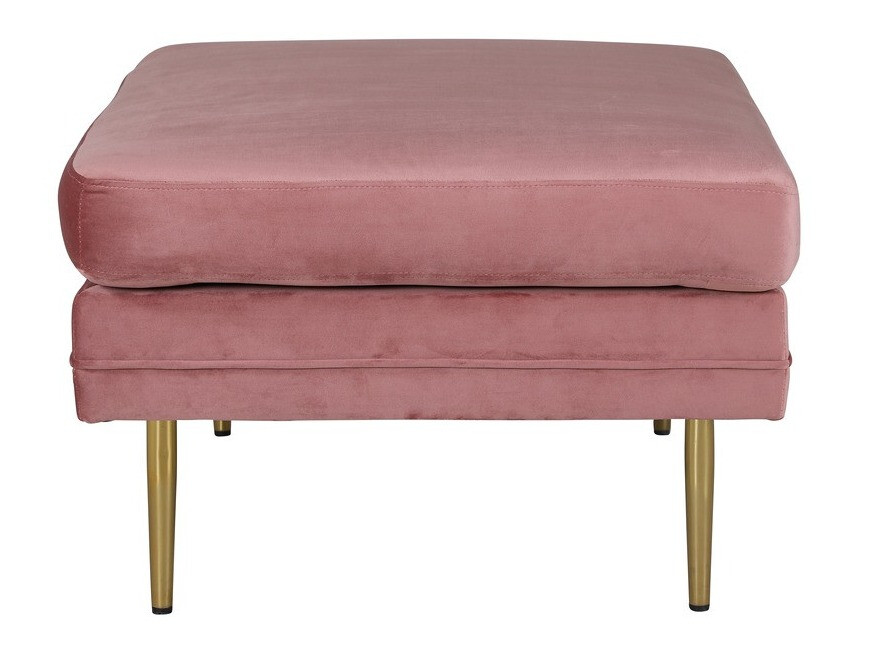 Upholstered bench Dallas 2653 (Pink + Golden)