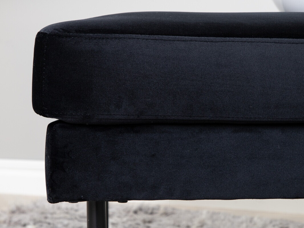 Upholstered bench Fercame 104 (Black)