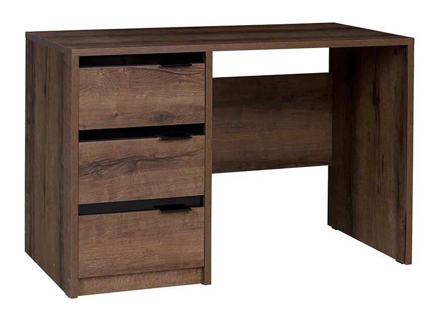 Desk Fivelbo 100 (Monastery oak + Glossy black)