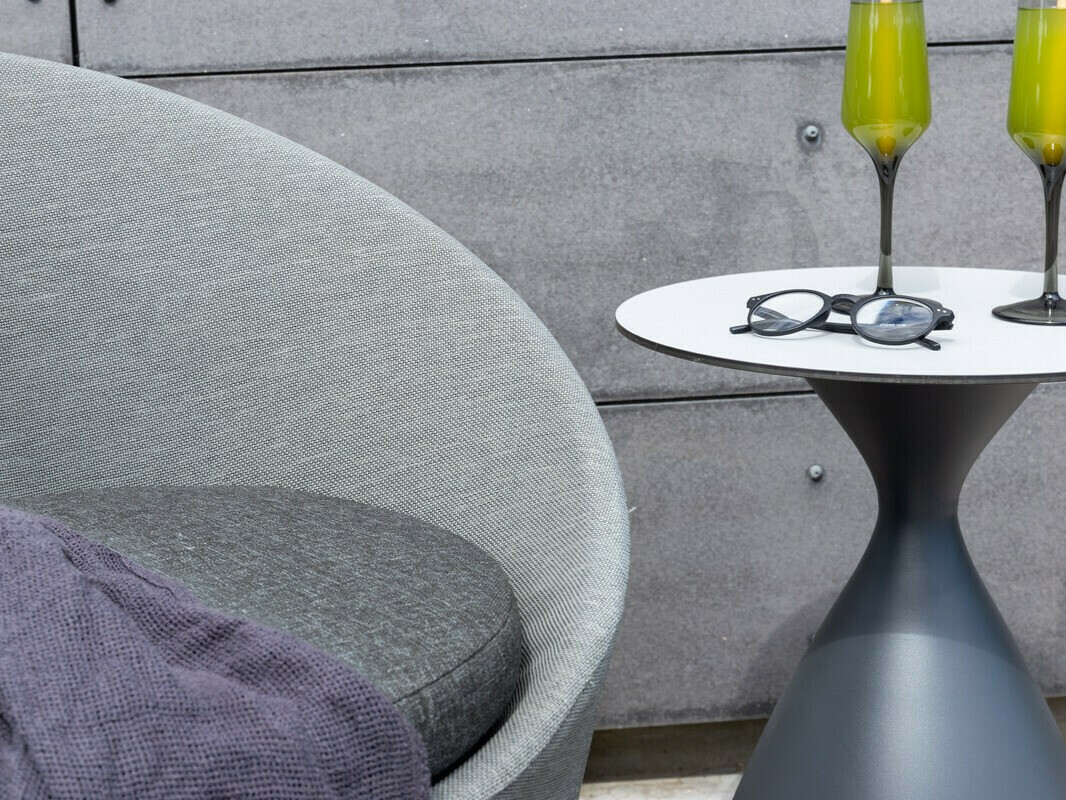 Balcony furniture set Dallas 3118 (Grey + Black)