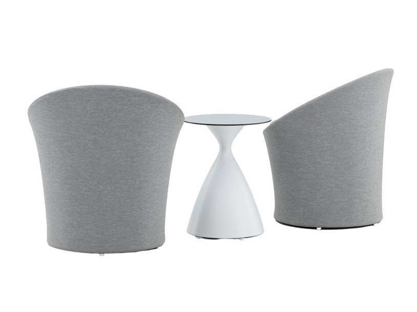 Balcony furniture set Dallas 3118 (White + Black)