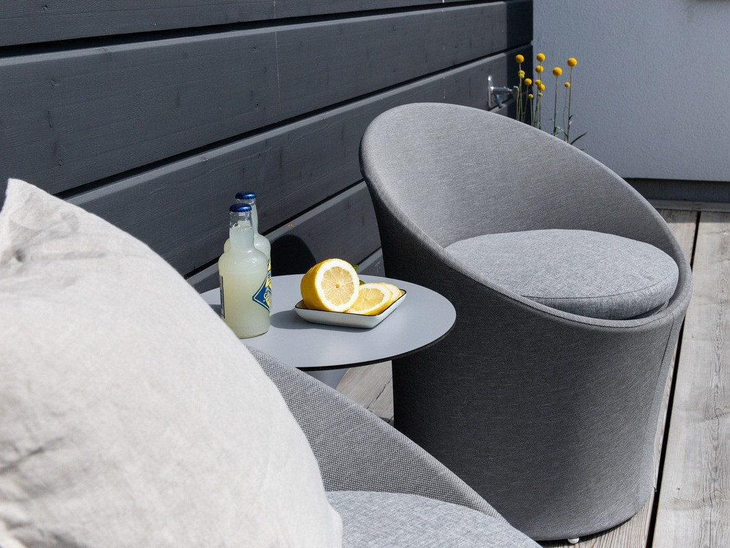 Balcony furniture set Dallas 3118 (White + Black)