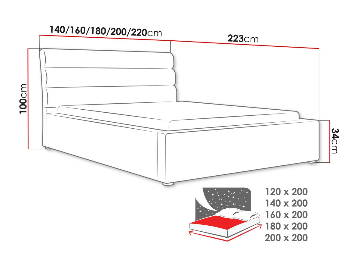 Bed Pomona 110 (Victoria 14 853)