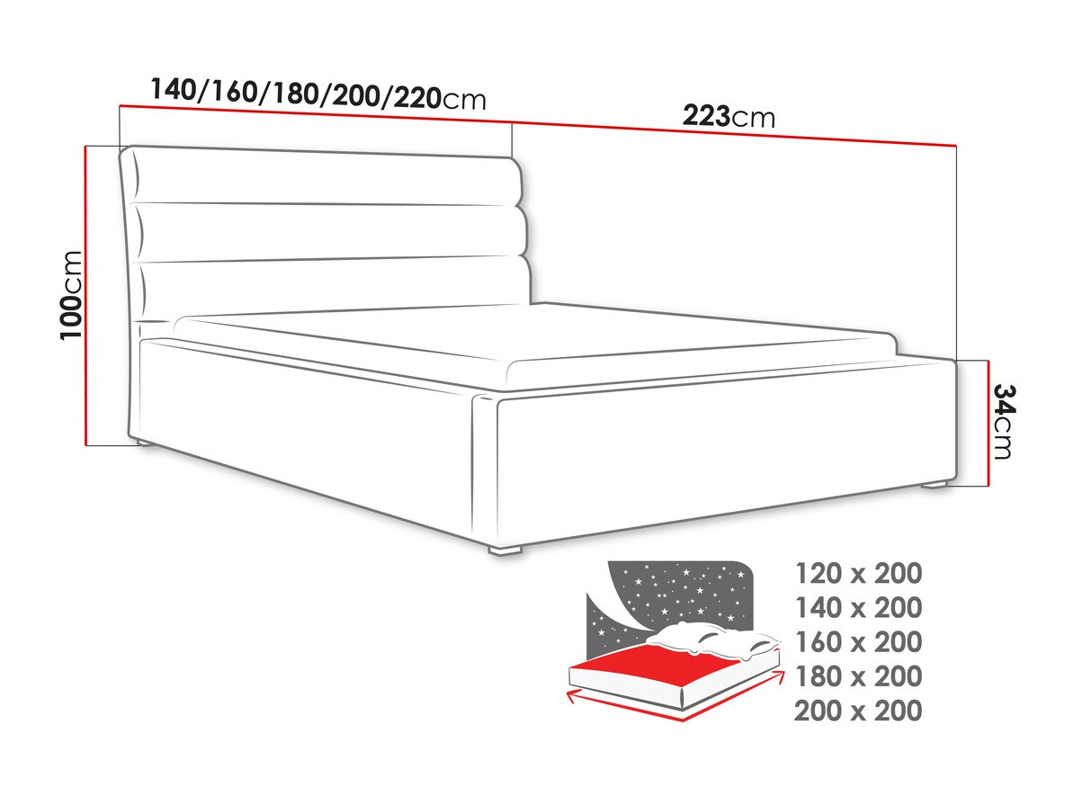 Bed Pomona 110 (Victoria 14 868)