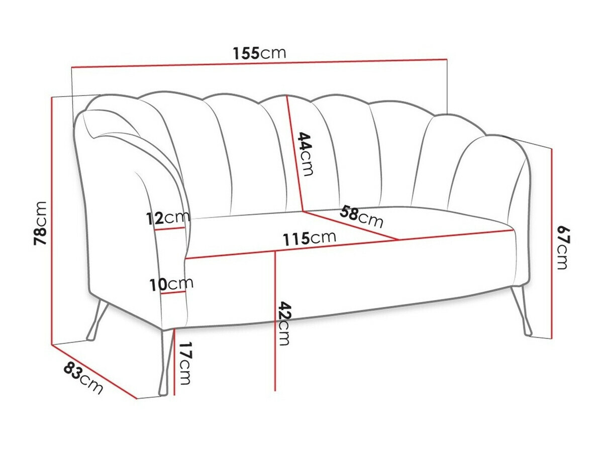 Sofa Providence 151 (Eureka 2132)
