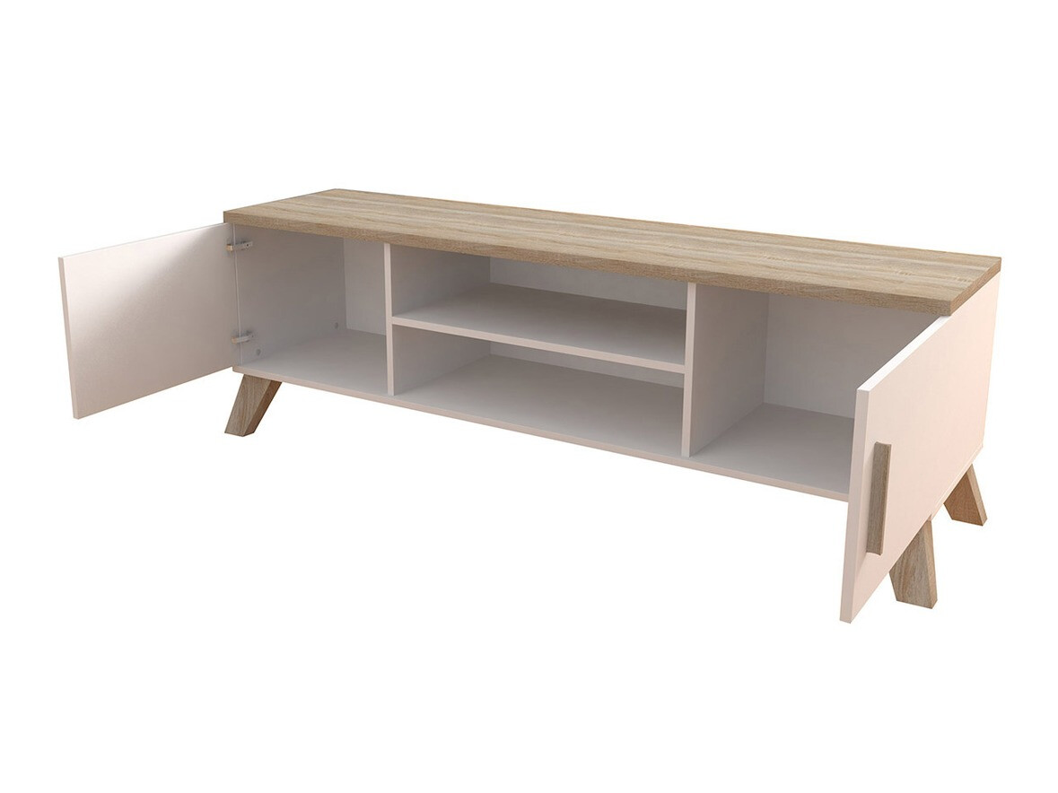 Living room set Larfloi 113 (Wotan Oak + Black)