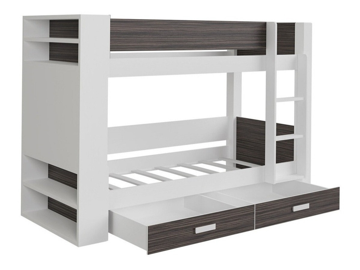 Bunk bed Henderson 141 (White + Blue)