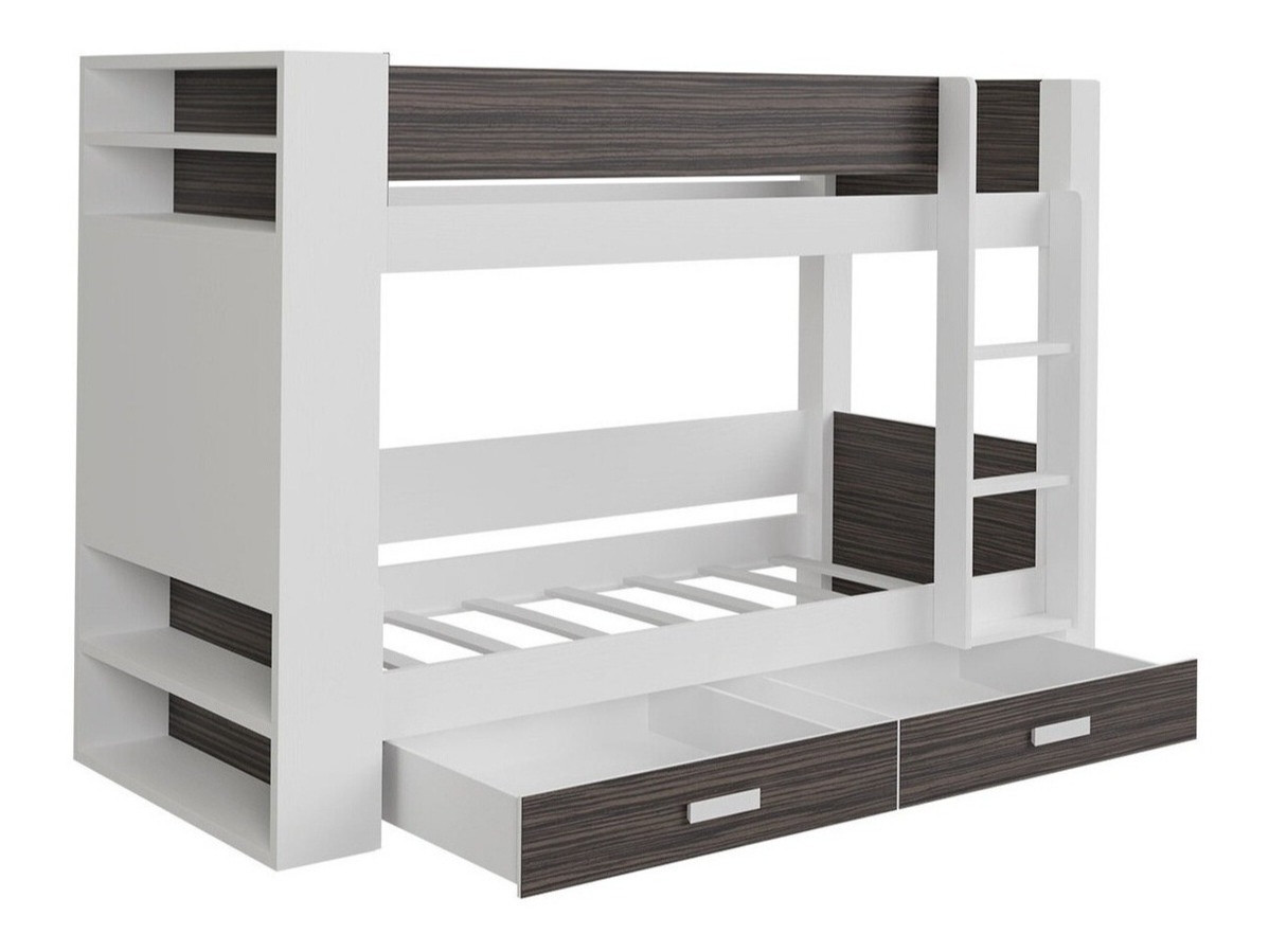 Bunk bed Henderson 142 (White + Blue)