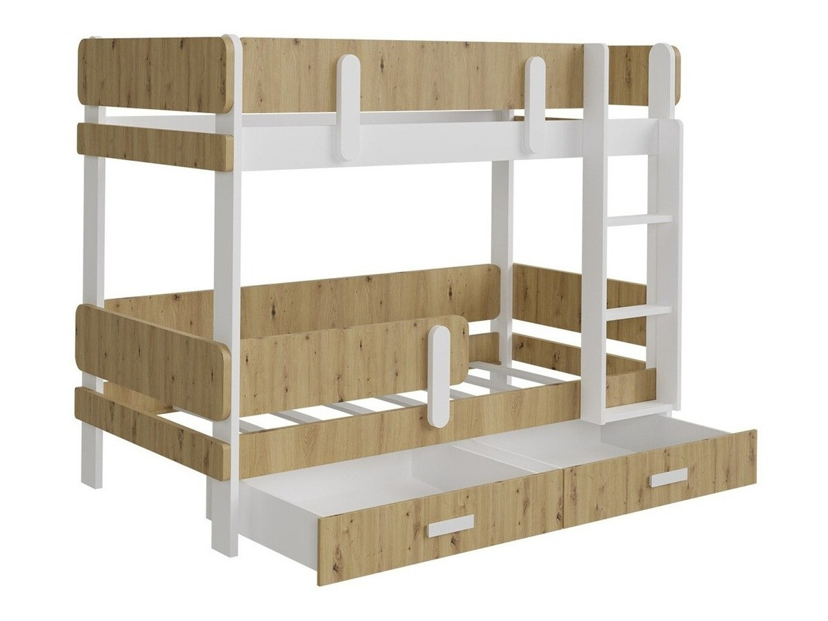 Bunk bed Henderson 144 (White + Grey)