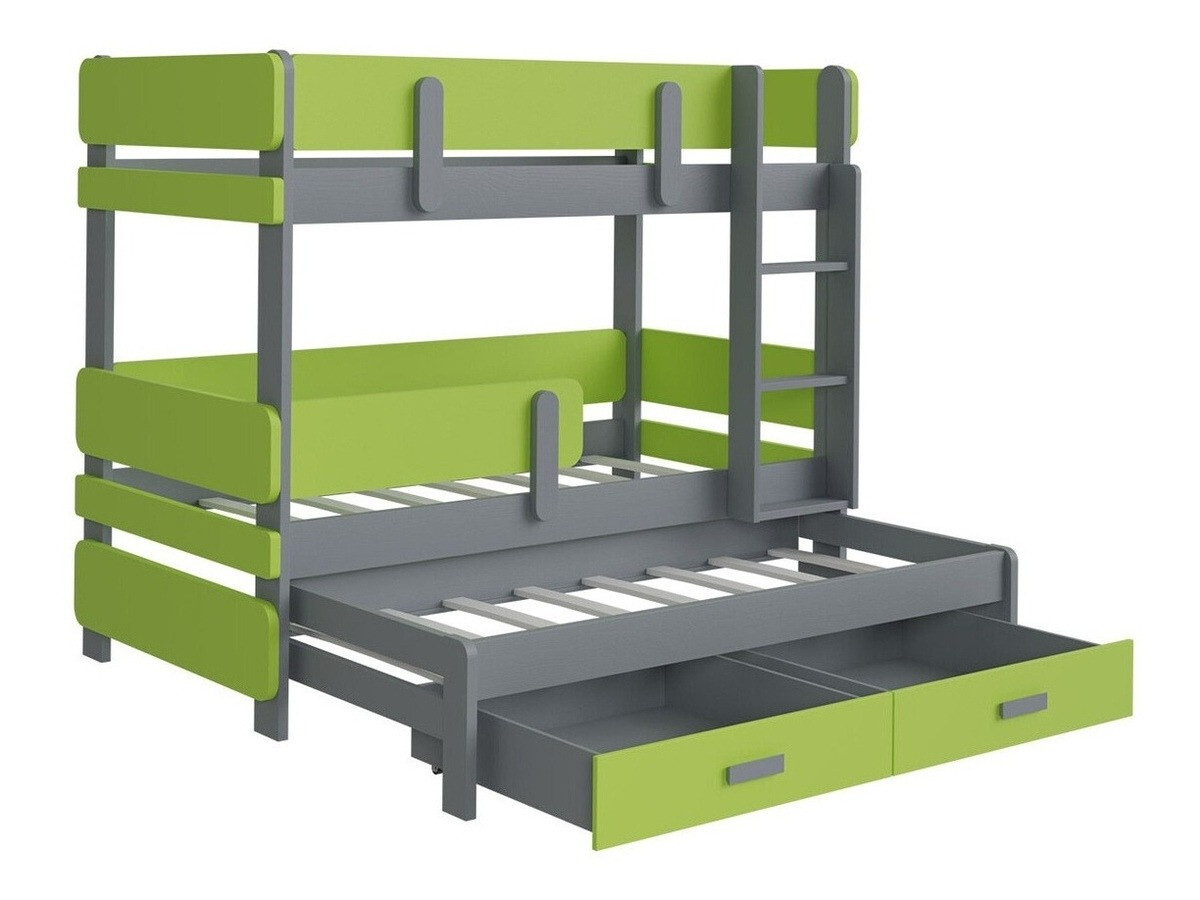 Bunk bed Henderson 145 (White + Oak)