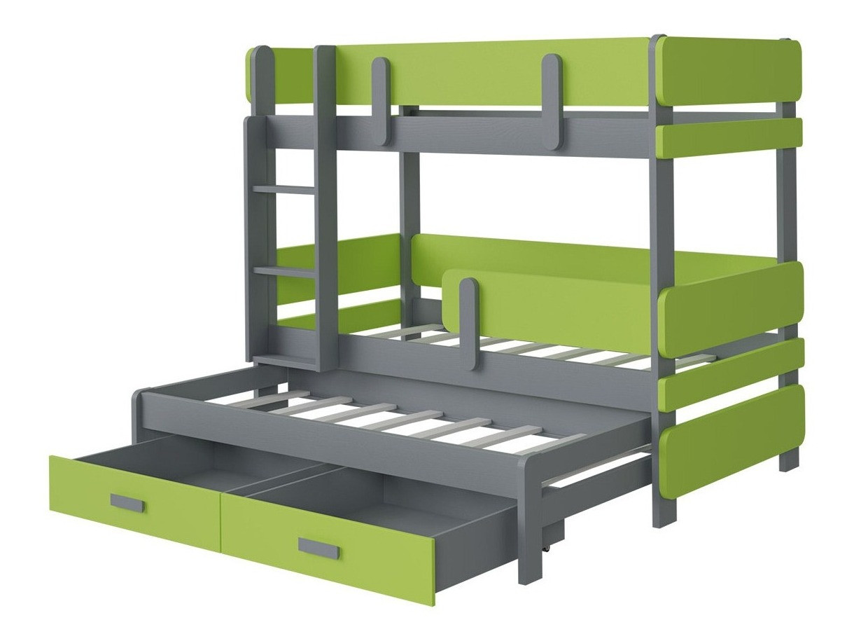Bunk bed Henderson 146 (White + Oak)