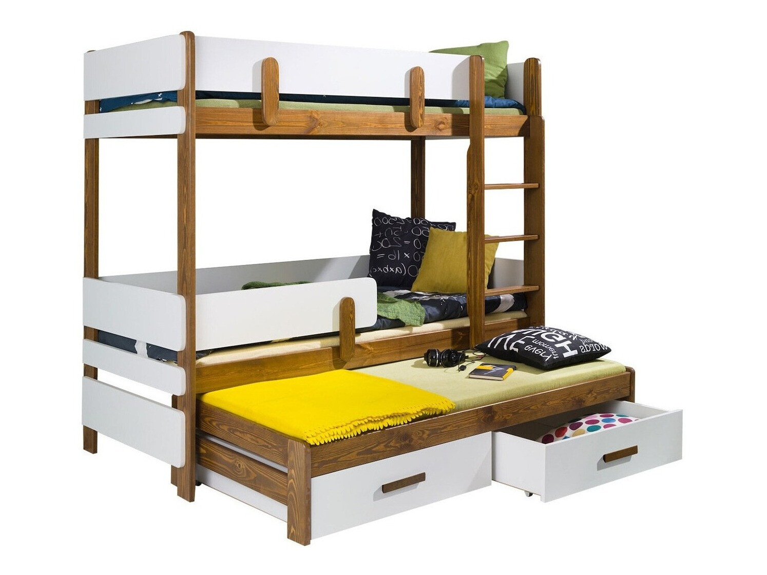 Bunk bed Henderson 146 (White + Oak)