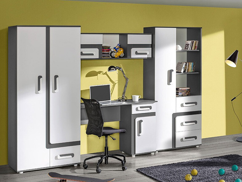 Desk Aviseve 100 (Anthracite + White)