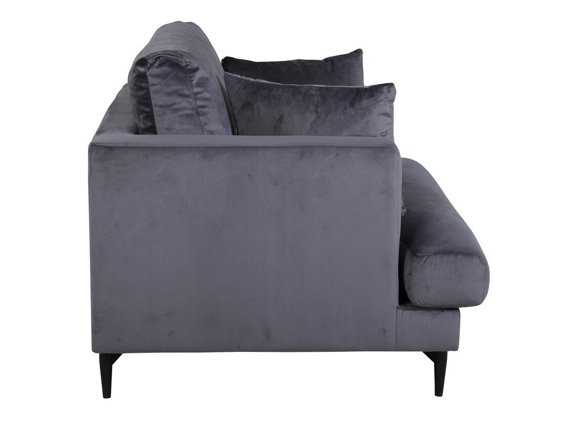 Armchair Dallas 1703 (Dark grey + Black)