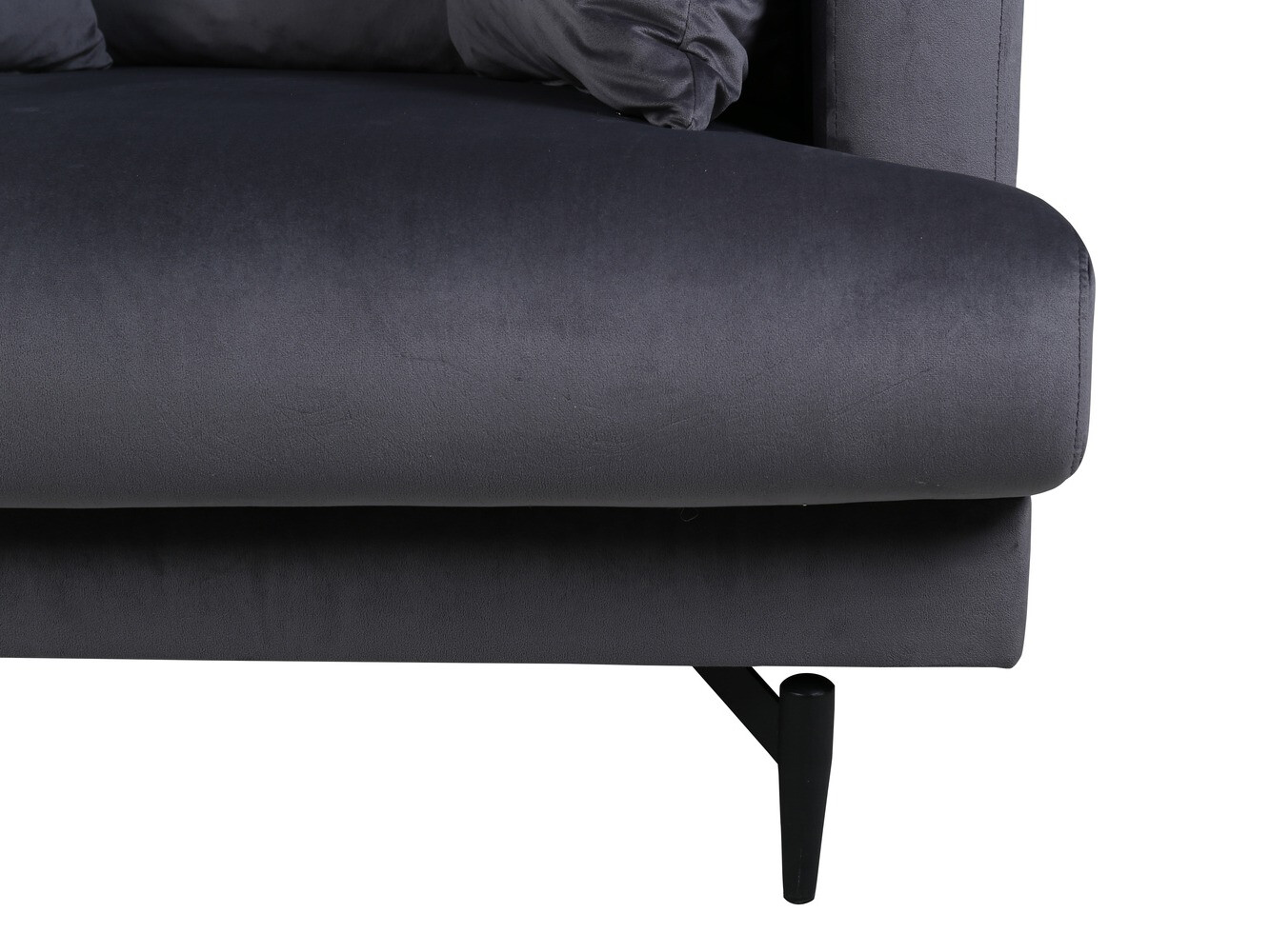 Armchair Dallas 1703 (Dark grey + Black)