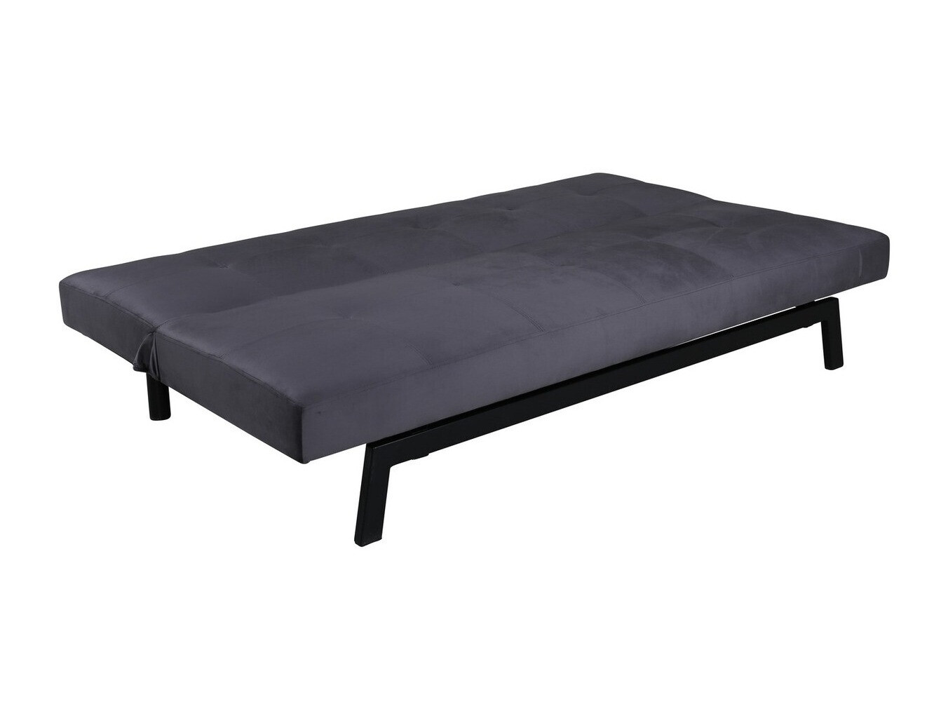 Sofa bed Dallas 1710 (Dark grey + Black)