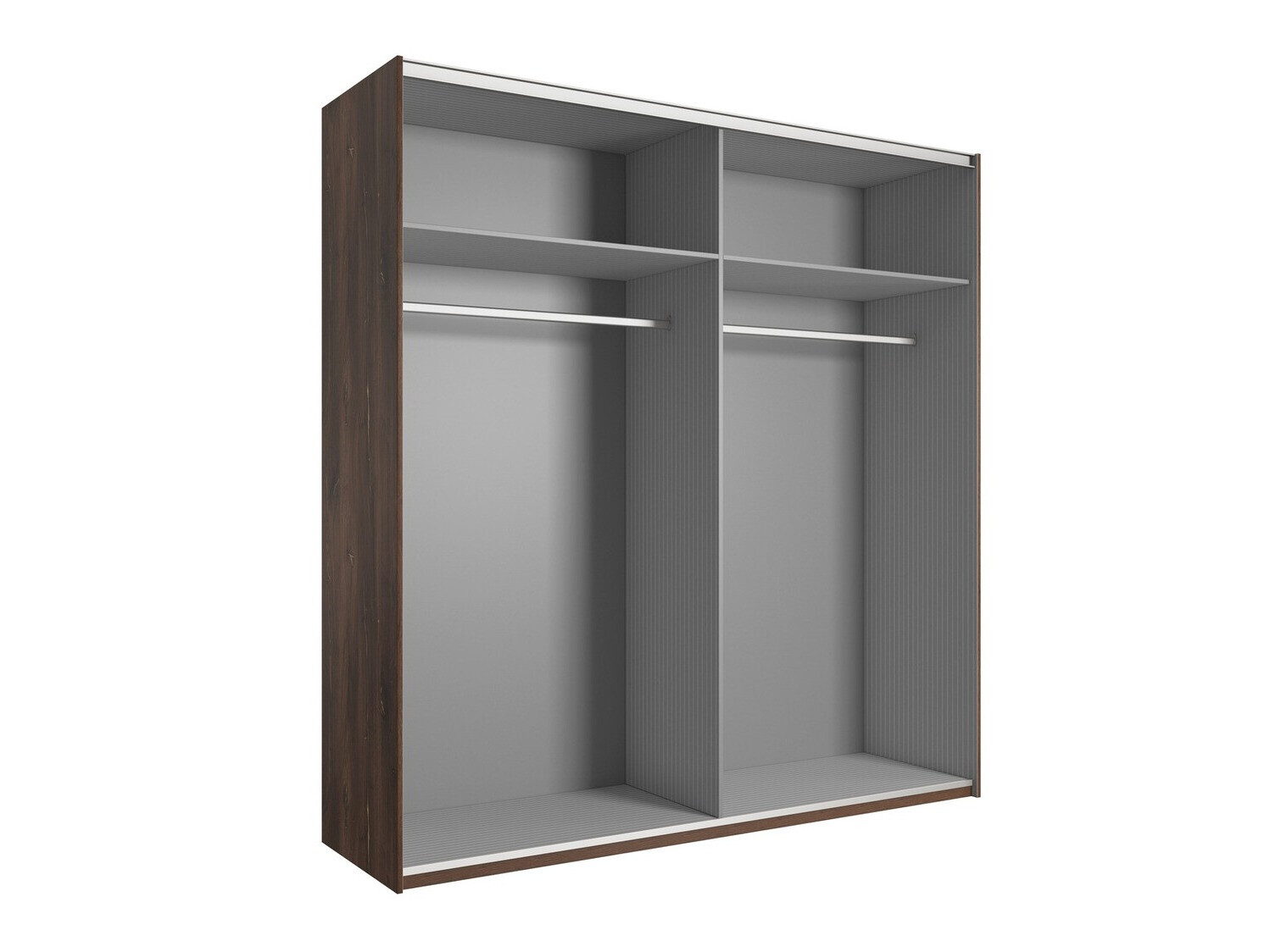 Wardrobe Felelie 100 (Dark Flagstaf oak + Copper)