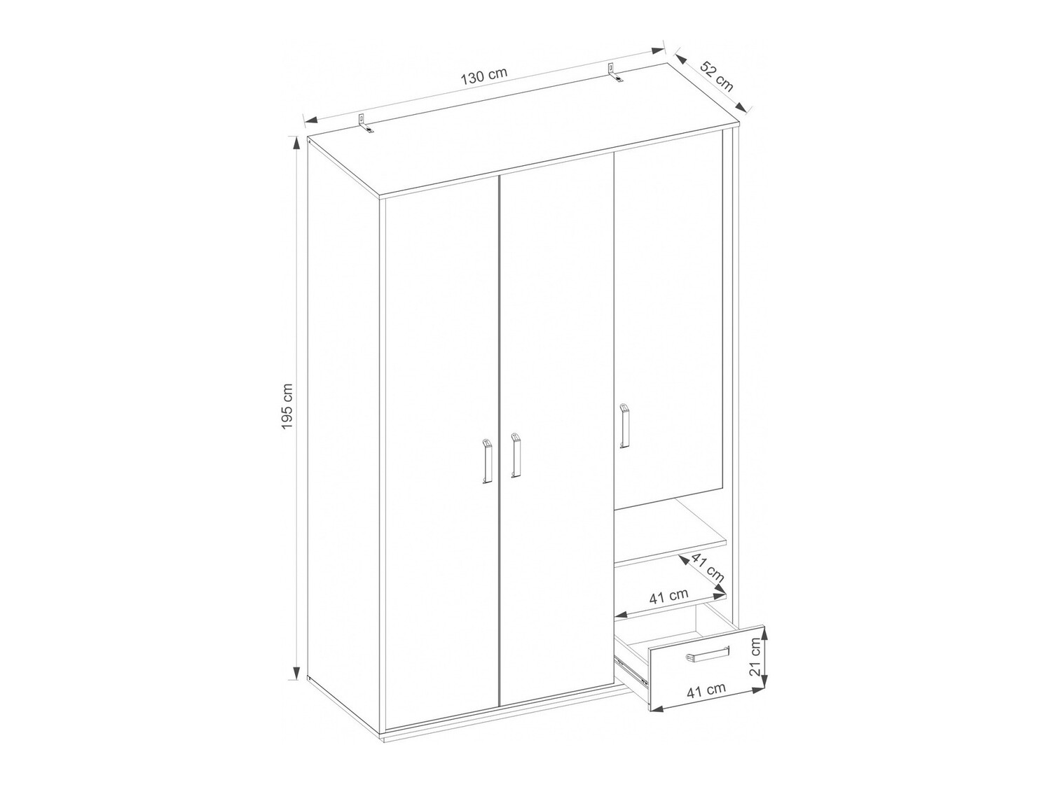 Wardrobe Orlveno 120