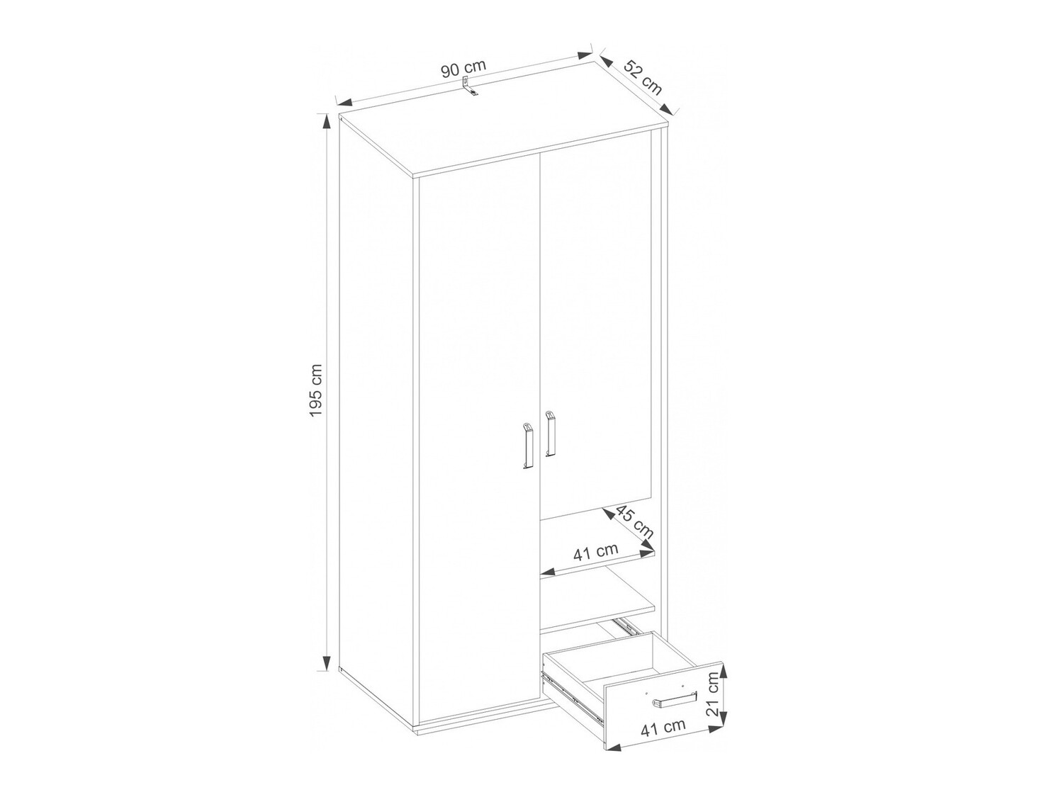Wardrobe Orlveno 121