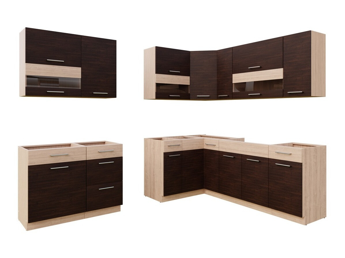 Modular kitchen set Mode Dark 130