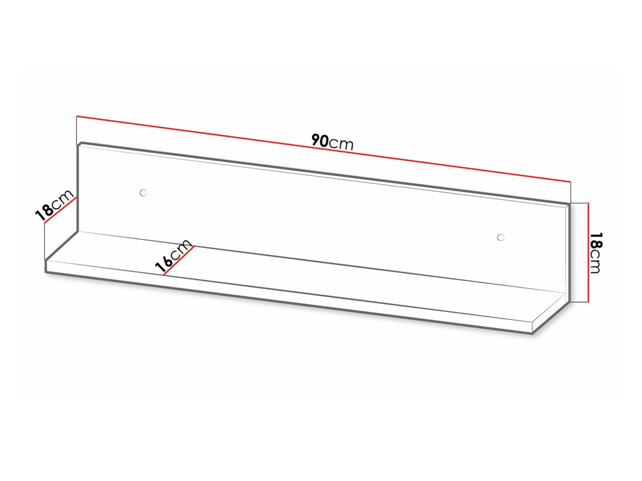 Wall shelf Tenodeu 111