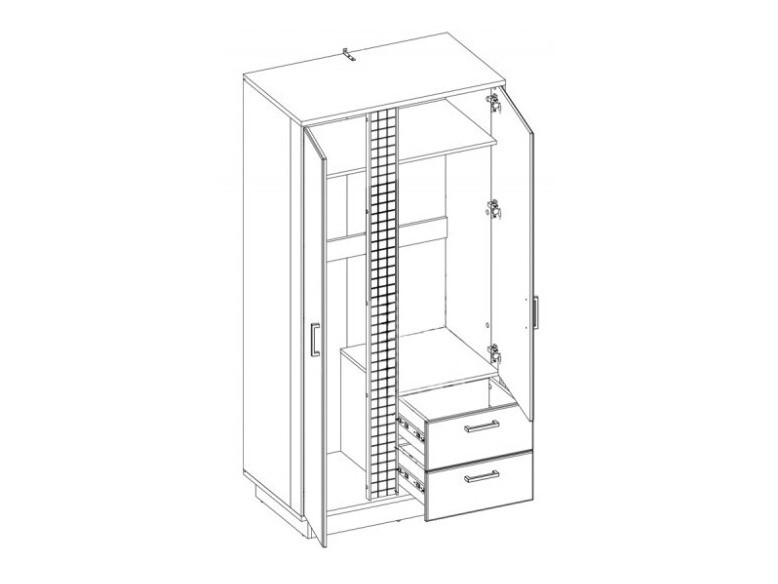Wardrobe Fiosalu 107