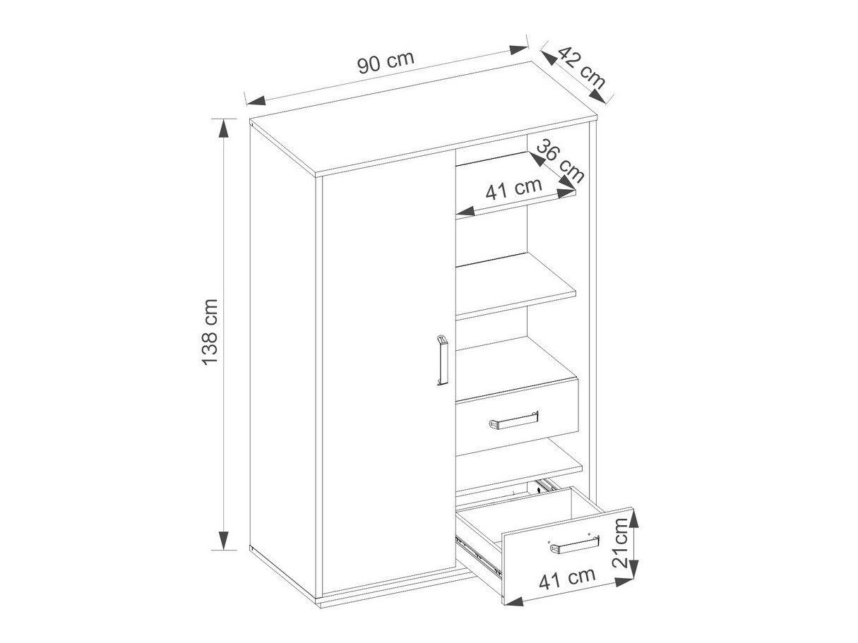Bookcase Orlveno 122