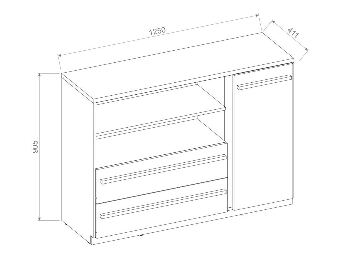 Chest of drawers Felfera 104