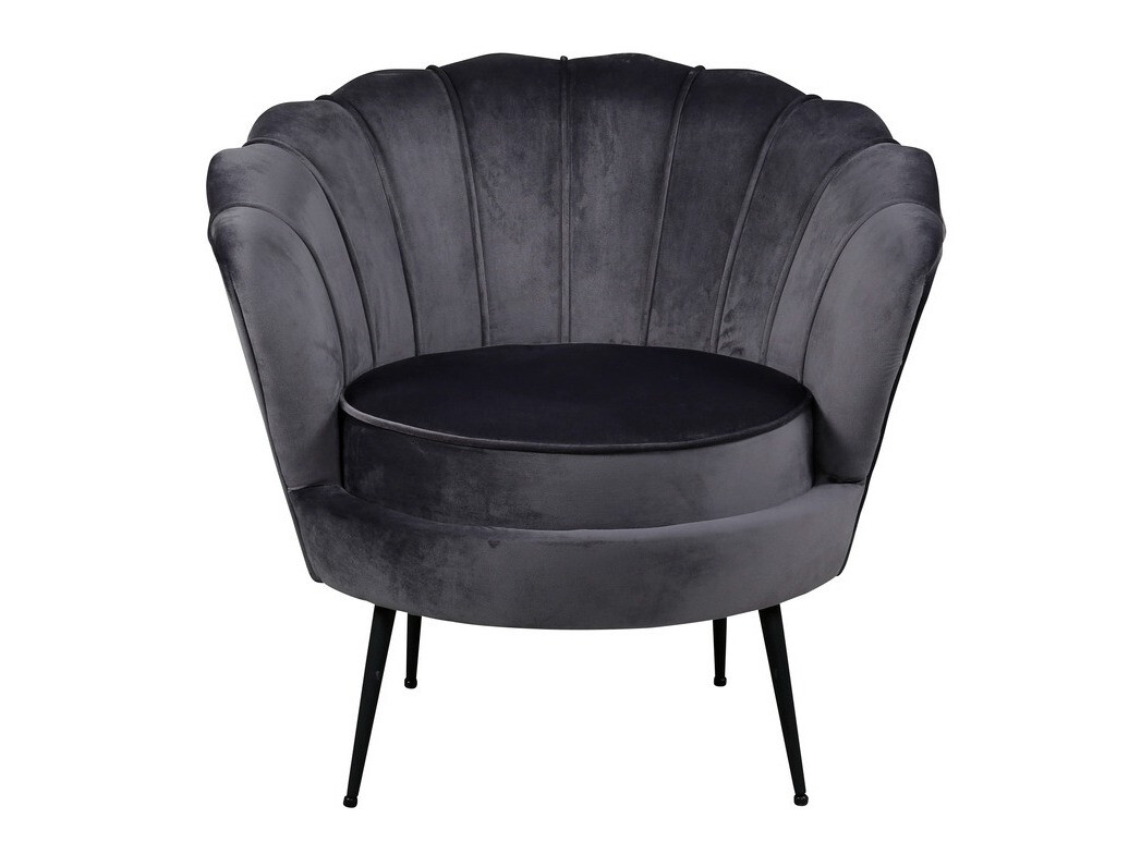 Armchair Dallas 1705 (Dark grey + Black)